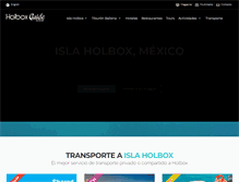 Tablet Screenshot of guiaholbox.com